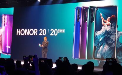 El presidente de Honor, George Zhao, presenta los nuevos Honor 20.