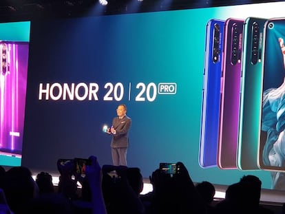 El presidente de Honor, George Zhao, presenta los nuevos Honor 20.