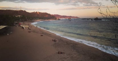 Una imagen de la playa de Mazunte, en la costa de Oaxaca.