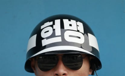 Un soldado surcoreano.