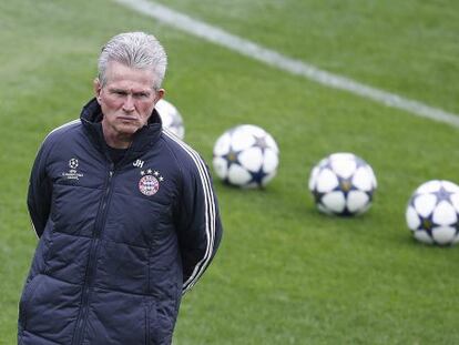 Heynckes, durante un entrenamiento del Bayern este a&ntilde;o.