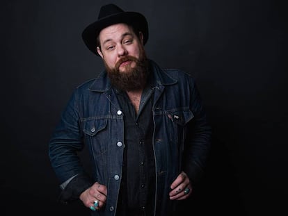 El cantante estadounidense Nathaniel Rateliff, en 2016.