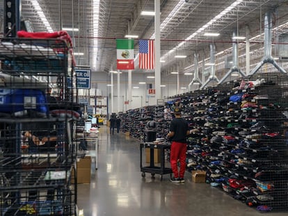 Trabajadores en una fábrica en Ciudad Juárez (Estado de Chihuahua), en diciembre de 2021.