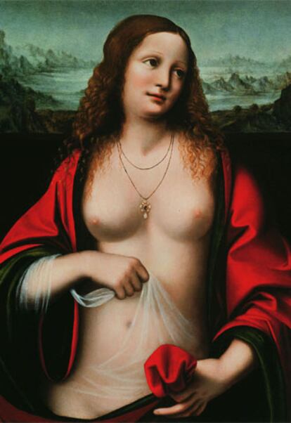 &#39;María Magdalena&#39;, pintura atribuida a Leonardo Da Vinci.