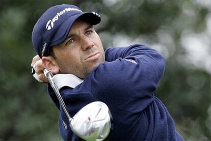 Sergio Garcia, en el Abierto de Golf de Shanghai.