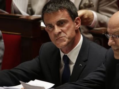 Manuel Valls, a l'assemblea francesa.