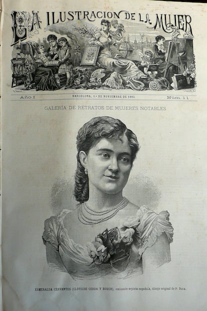 Revista ‘La Ilustración de la Mujer’.