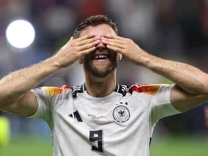 Füllkrug celebra el gol del empate de Alemania contra Suiza.