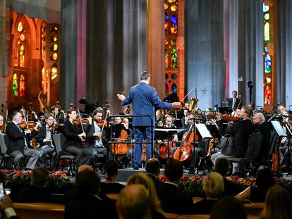 Concierto de la Filarmónica de Viena, el sábado, en la Sagrada Familia de Barcelona.