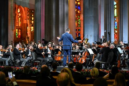 Concierto de la Filarmónica de Viena, el sábado, en la Sagrada Familia de Barcelona.