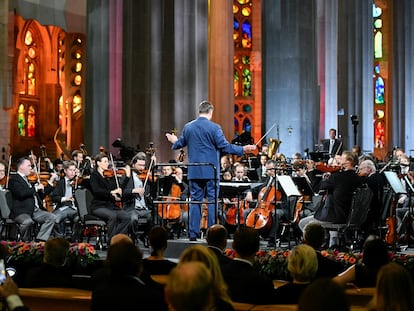 Concierto de la Filarmónica de Viena, el sábado, en la Sagrada Familia de Barcelona.