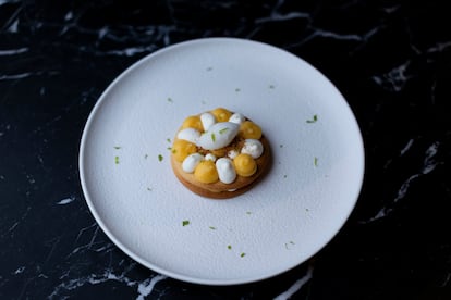 Tarta de limón, de La Barra de la Tasquería.