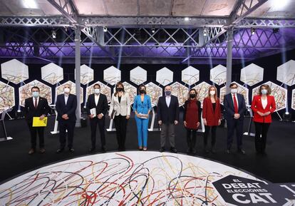 Els candidats al debat de La Sexta.