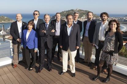 Participantes en la jornada de las ciudades inteligentes, en San Sebastián.