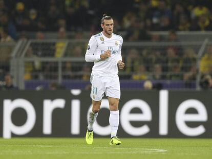 Gareth Bale, en el partido frente al Borussia. 