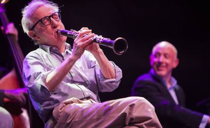 Woody Allen, en el Royal Albert Hall en Londres.