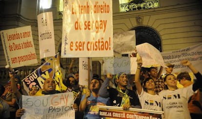 Maniffestaci&oacute;n del Orgullo Gay de R&iacute;o de Janeiro en 2013.