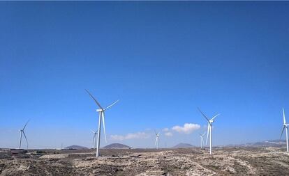 Parque eólico de Iberdrola.