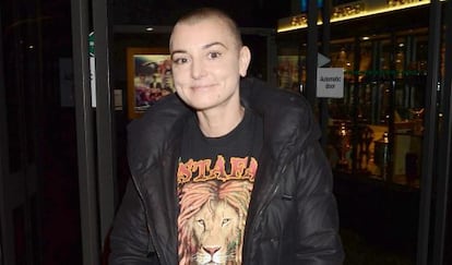 Sinead O'Connor en Dublín. 