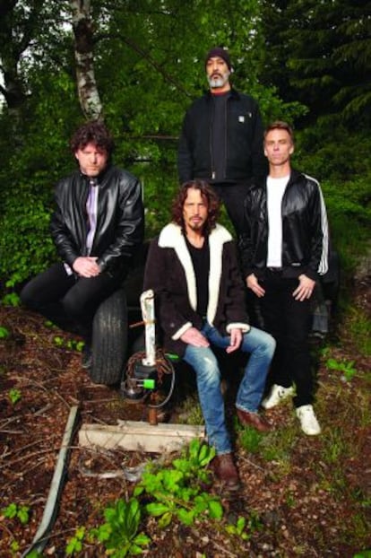 Los miembros de la banda Soundgarden.