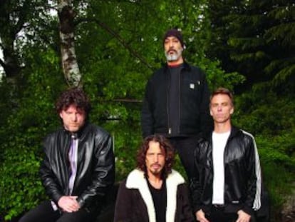 Los miembros de la banda Soundgarden.