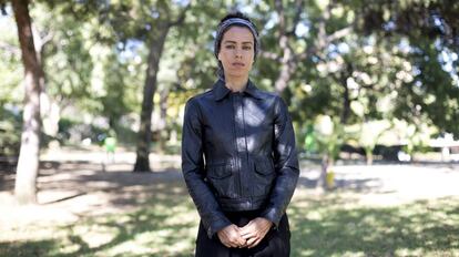 Rashida Mohamed Tieb, en el Parque de la Paloma de Benalmadena (Málaga).