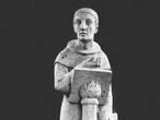 Anonymous. Meister Eckhart von Hochheim. Sculpture on the tower of City Hall, Cologne. Credit: Album / Fine Art Images