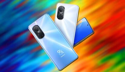 Huawei Nova 9 SE con fondo