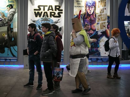 Ambiente en la 37 ªedicion del salon del comic de Barcelona.  