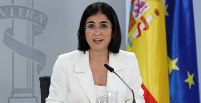 La ministra de Sanidad, Carolina Darias-