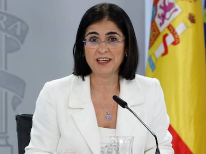 La ministra de Sanidad, Carolina Darias-