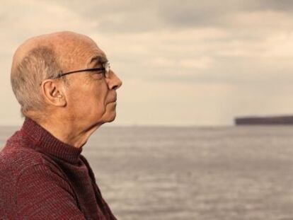 Saramago en playa Quemada (Canarias) en 2007. 