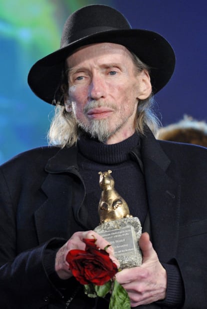 Werner Schroeter, en la Berlinale de febrero de 2010.