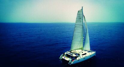 El barco Acuarela, en el que se embarcarán los participantes del proyecto Oceania.