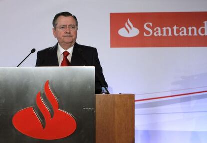 El consejero delegado del Banco Santander, Alfredo Saénz.