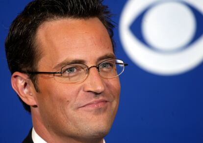 El actor Matthew Perry, en la 30ª edición anual de los People's Choice Awards, en el Auditorio Cívico de Pasadena (California), el 11 de enero de 2004.