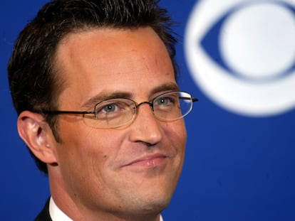 El actor Matthew Perry, en la 30ª edición anual de los People's Choice Awards, en el Auditorio Cívico de Pasadena (California), el 11 de enero de 2004.