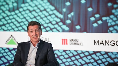 Guillermo Arrieta, director general de Transformación y Sistemas de Información de Mahou, durante su intervención en la segunda jornada del Foro Económico CREO 2025.