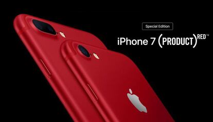 iPhone 7 rojo