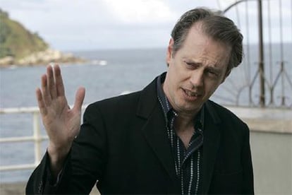 Steve Buscemi, ayer en San Sebastián.