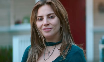 Lady Gaga en la película 'A star is born'.