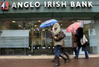 Una oficina del Anglo Irish Bank.