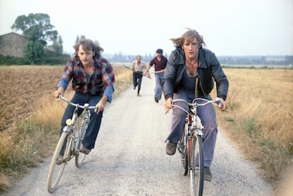 Patrick Dewaere y Gerard Depardieu en 'Los rompepelotas' (1974).