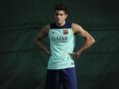 Bartra, en un entrenamiento