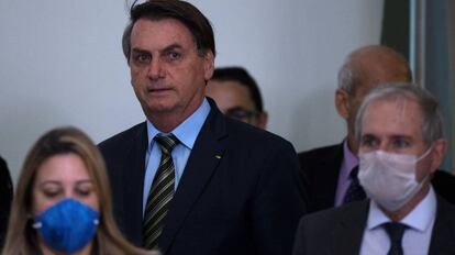 El presidente Jair Bolsonaro, esta semana en Brasilia.