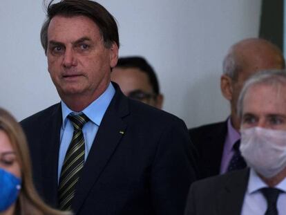 El presidente Jair Bolsonaro, esta semana en Brasilia.