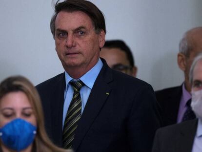 El presidente Jair Bolsonaro, esta semana en Brasilia.