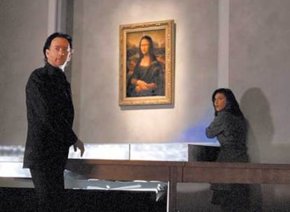 Tom Hanks y Audrey Tautou, en una escena de la película <i>El código Da Vinci</i> (2006), de Ron Howard.