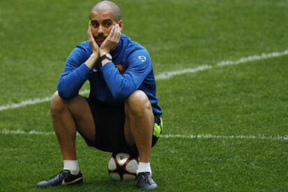 Guardiola, en San Siro