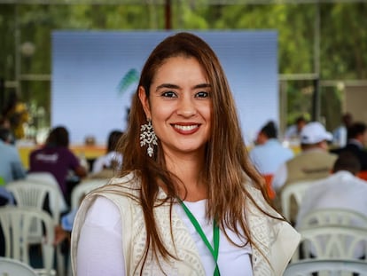 Rocío Gutiérrez, directora de proyectos de Construcción de Paz e Intervención en Violencia de la Fundación Sidoc, en el 'Reto Regiones' de PRISA Media en Cali, el 28 de junio de 2023.